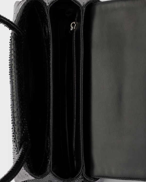 Prada Passage small python leather bag - Black Prada Passage small python leather bag - Black