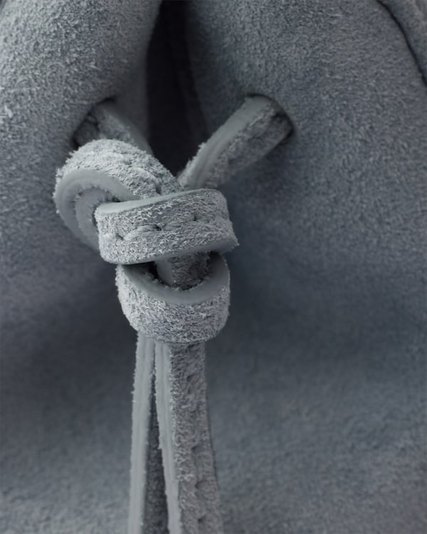 Prada Carry迷你绒面皮革手袋 - 雾霾蓝 Prada Carry迷你绒面皮革手袋 - 雾霾蓝