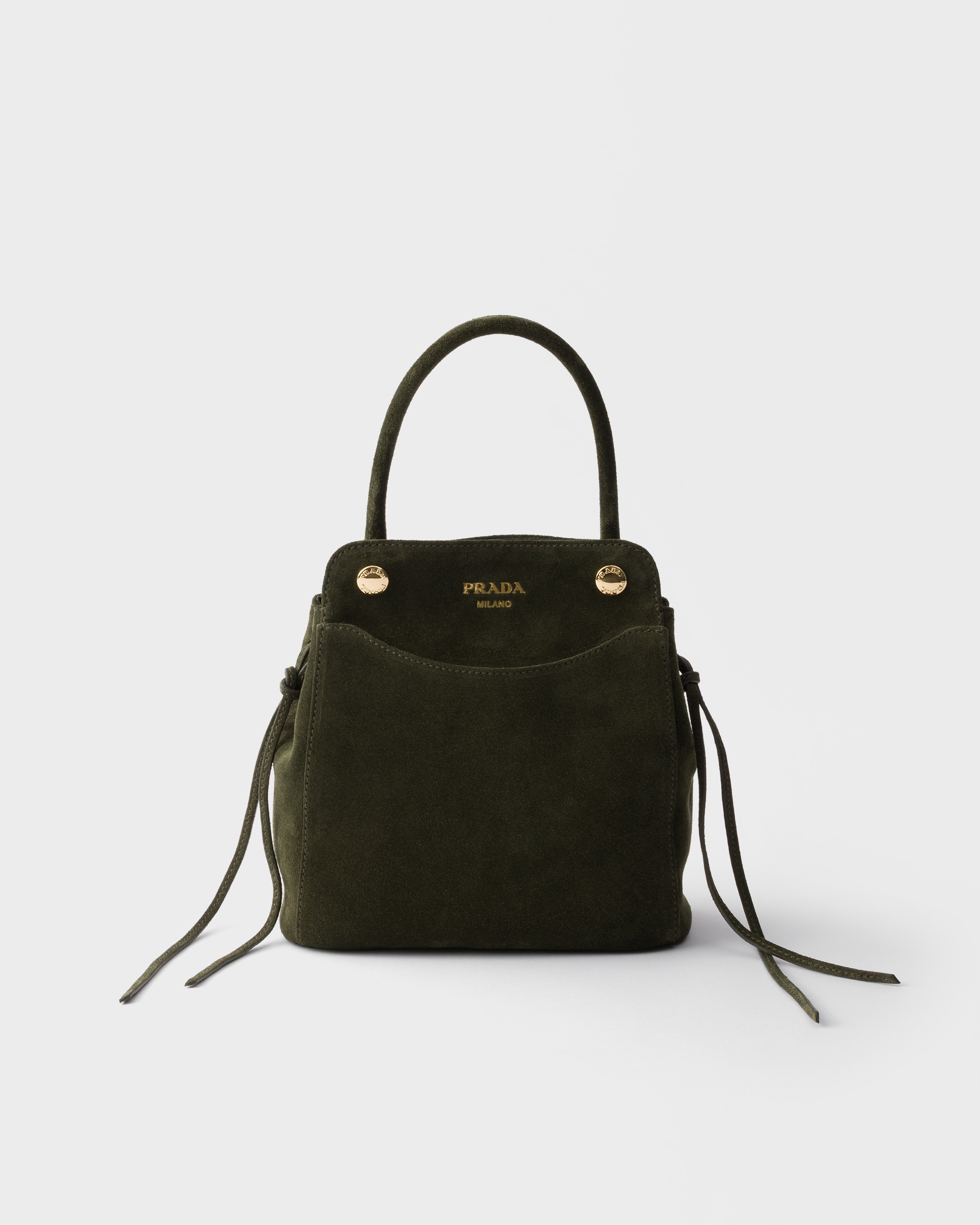 Prada Prada Carry mini suede handbag