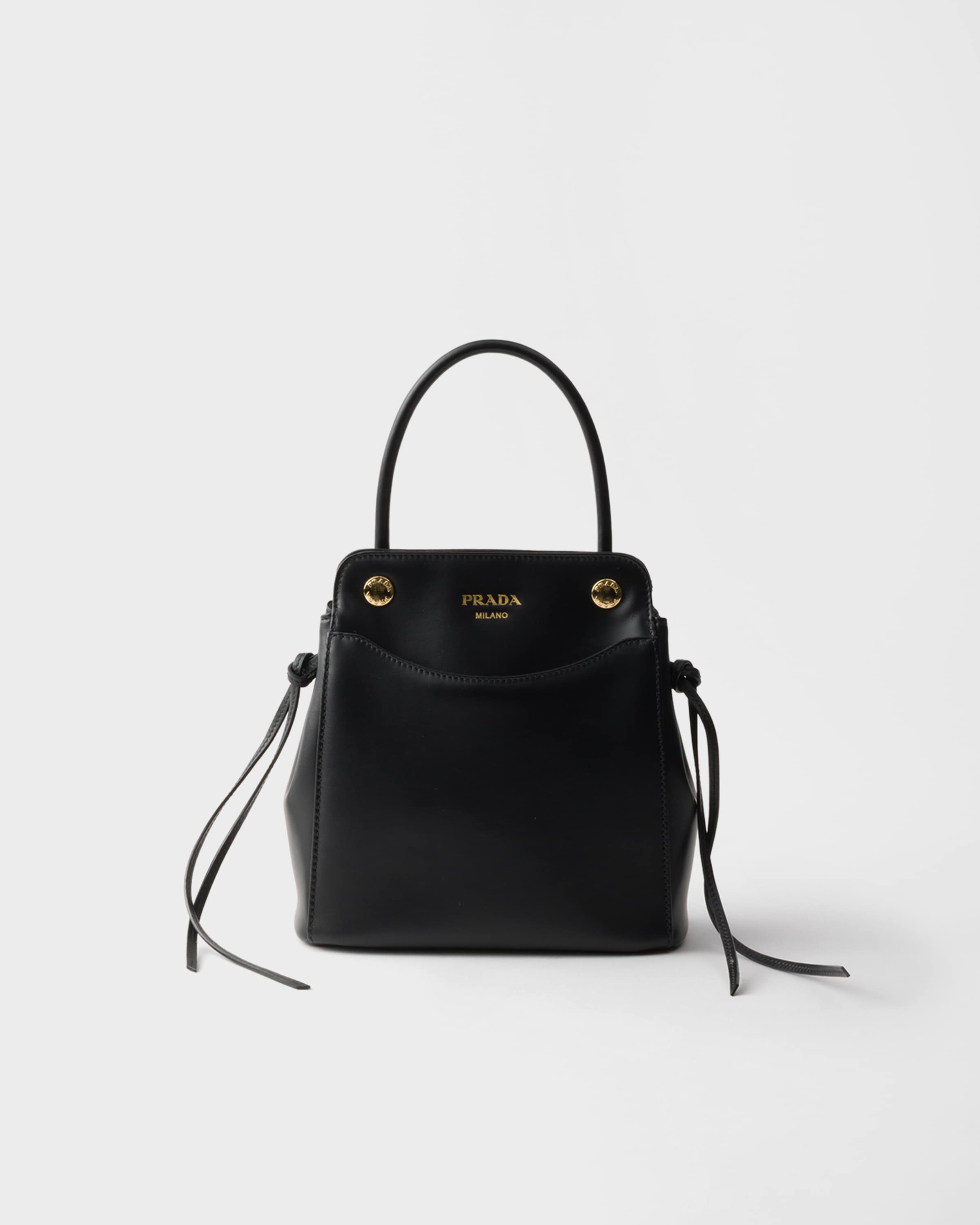 Black Prada Carry mini leather handbag | PRADA - United States