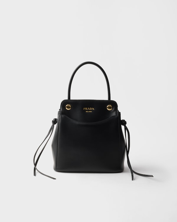 Prada Carry mini leather handbag - Black Prada Carry mini leather handbag - Black