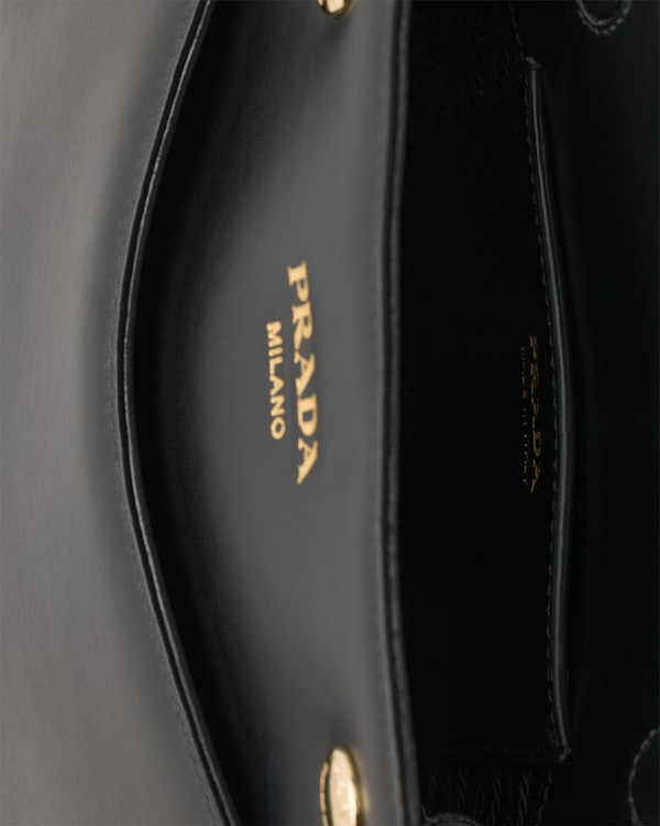 Prada Carry mini leather handbag - Black Prada Carry mini leather handbag - Black