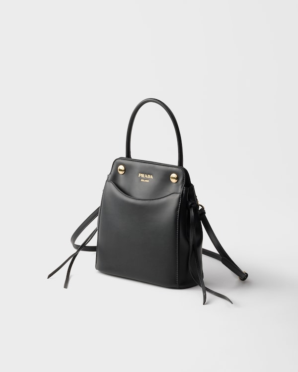 Prada Carry mini leather handbag - Black Prada Carry mini leather handbag - Black