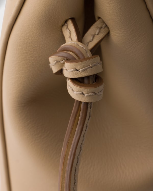 Prada Carry mini leather handbag - Sand Beige Prada Carry mini leather handbag - Sand Beige