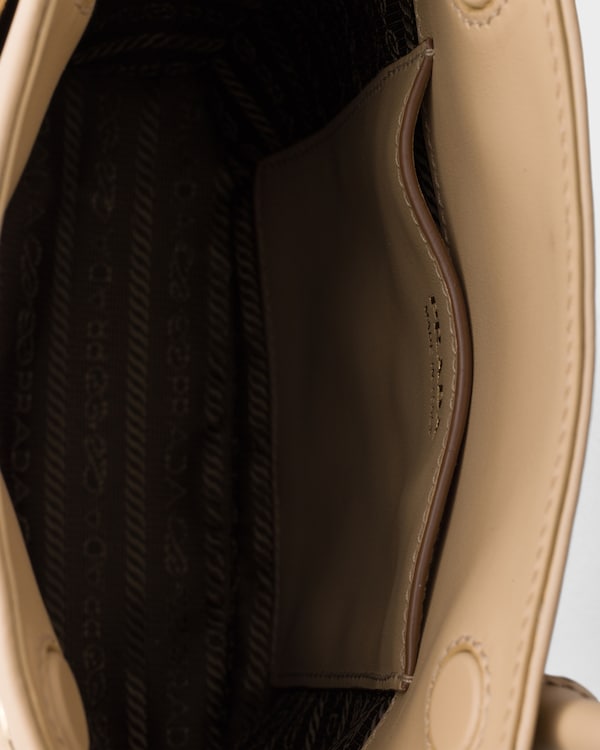 Prada Carry mini leather handbag - Sand Beige Prada Carry mini leather handbag - Sand Beige