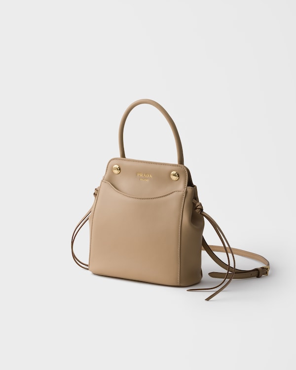 Prada Carry mini leather handbag - Sand Beige Prada Carry mini leather handbag - Sand Beige