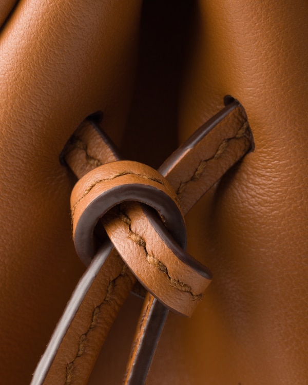 Prada Carry mini leather handbag - Cognac Prada Carry mini leather handbag - Cognac