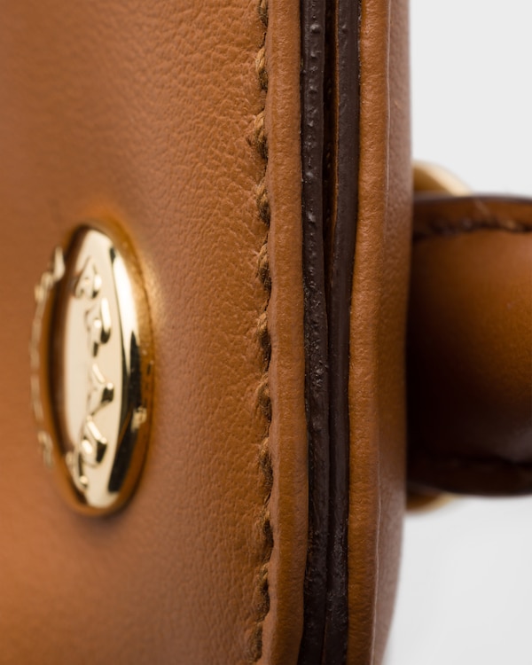 Prada Carry mini leather handbag - Cognac Prada Carry mini leather handbag - Cognac