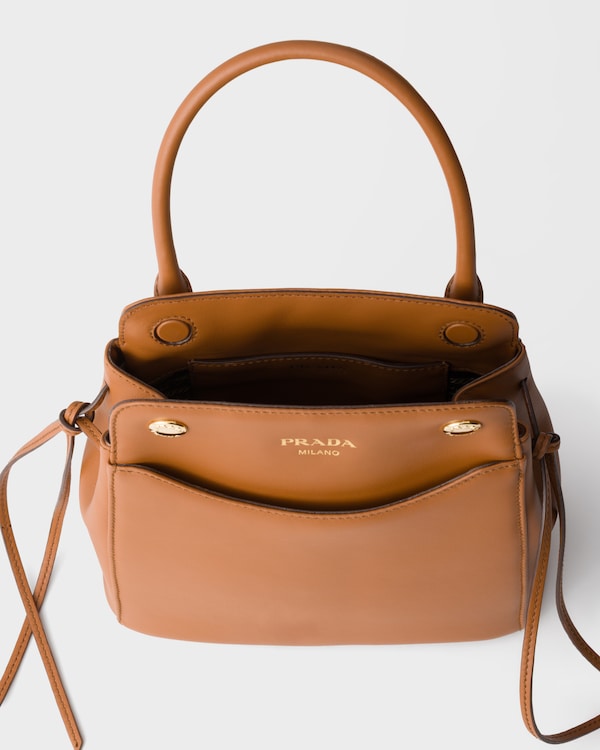 Prada Carry mini leather handbag - Cognac Prada Carry mini leather handbag - Cognac