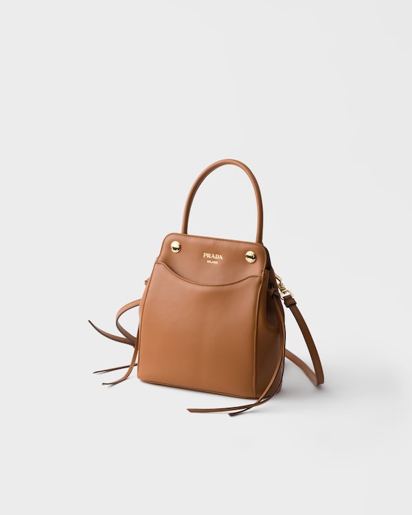 Prada Carry mini leather handbag - Cognac Prada Carry mini leather handbag - Cognac