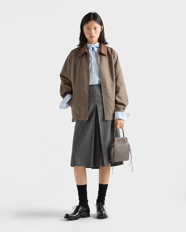 Llevar minibolso de piel - Arcilla Llevar minibolso de piel - Arcilla