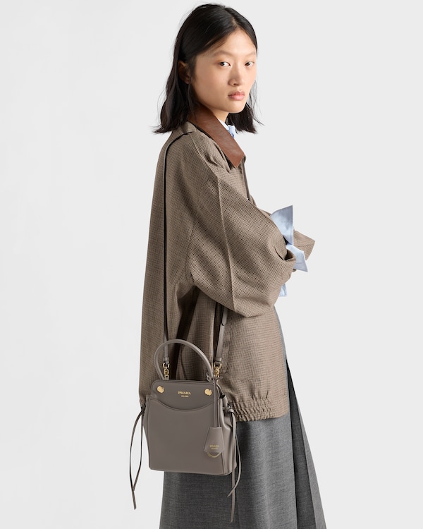 Llevar minibolso de piel - Arcilla Llevar minibolso de piel - Arcilla