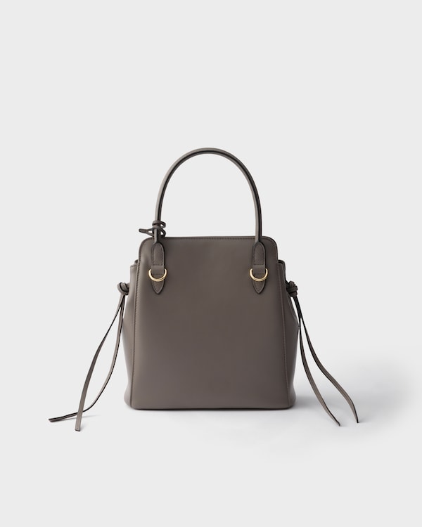 Llevar minibolso de piel - Arcilla Llevar minibolso de piel - Arcilla