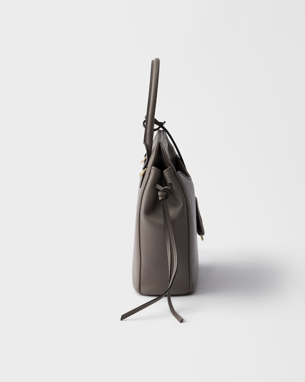 Llevar minibolso de piel - Arcilla Llevar minibolso de piel - Arcilla
