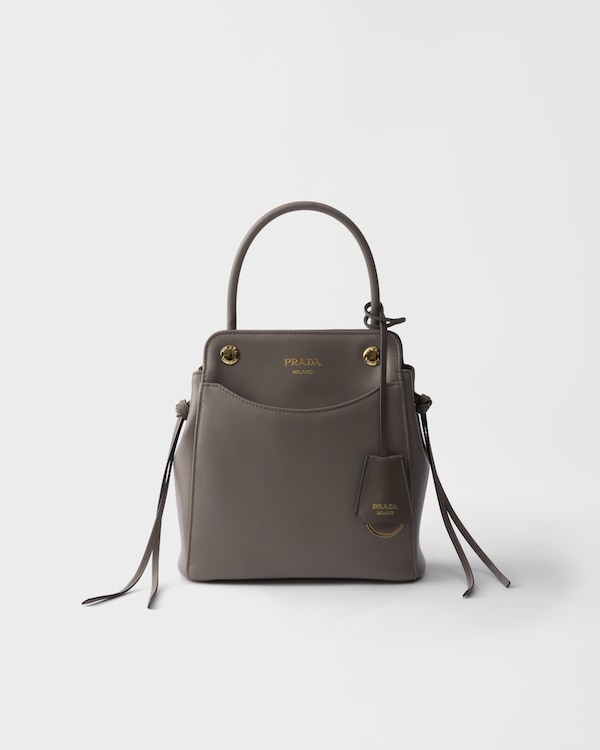 Llevar minibolso de piel - Arcilla Llevar minibolso de piel - Arcilla