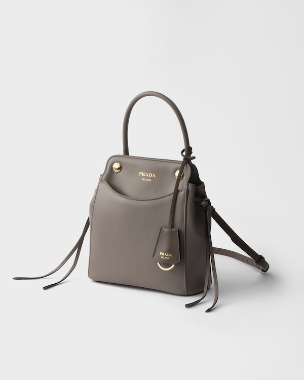 Llevar minibolso de piel - Arcilla Llevar minibolso de piel - Arcilla