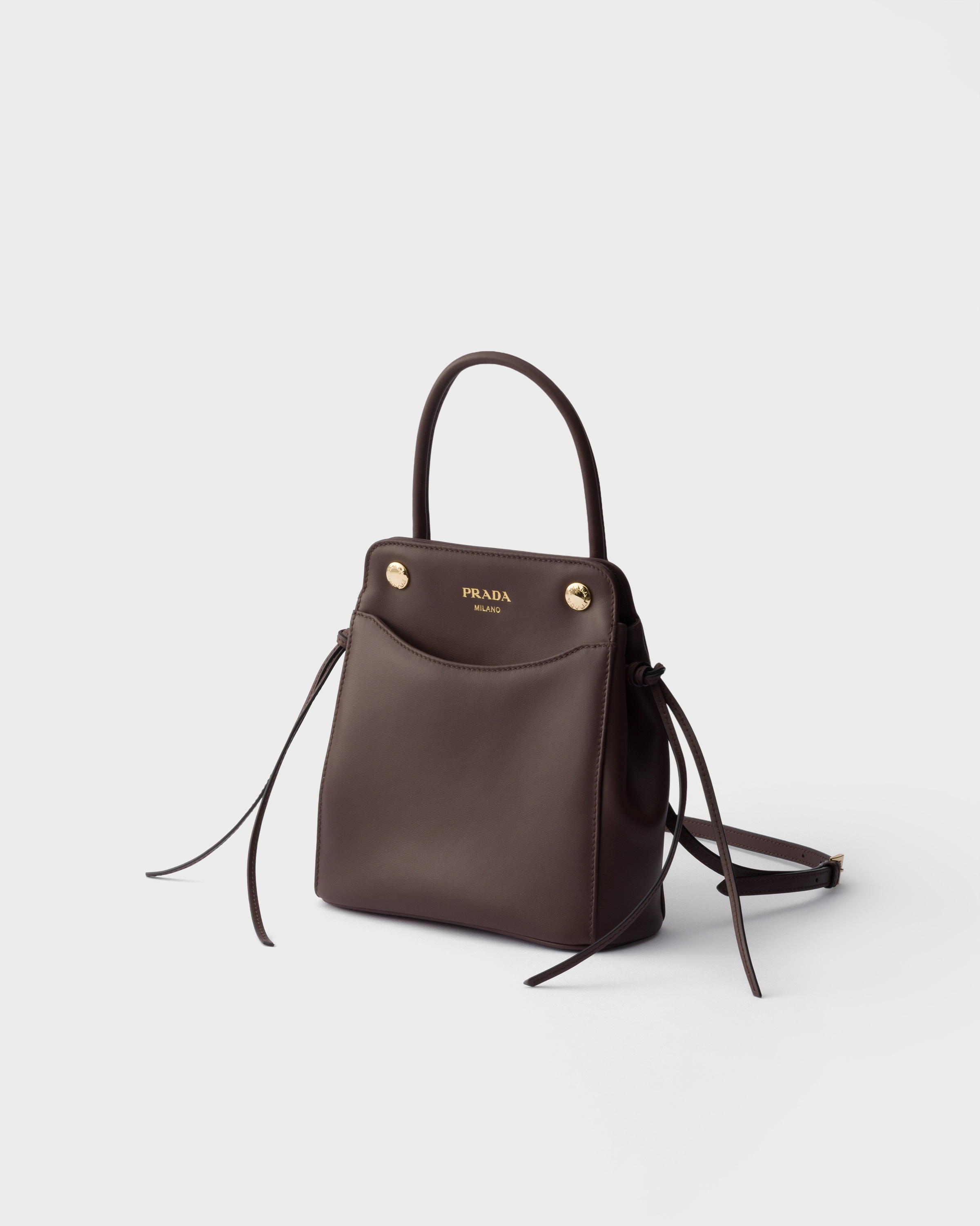 Briarwood Prada Carry Mini Leather Handbag | PRADA - Singapore