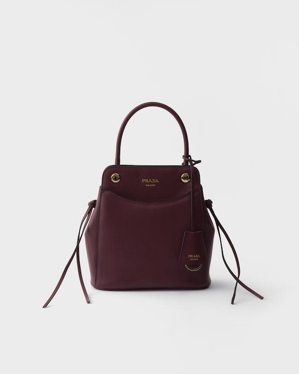 Sac à main mini en cuir - Bordeaux Sac à main mini en cuir - Bordeaux
