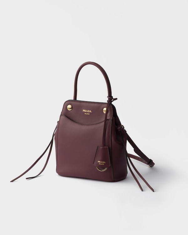 Sac à main mini en cuir - Bordeaux Sac à main mini en cuir - Bordeaux