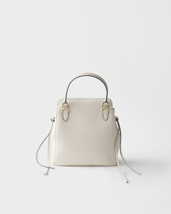 Prada Carry mini leather handbag - White Prada Carry mini leather handbag - White