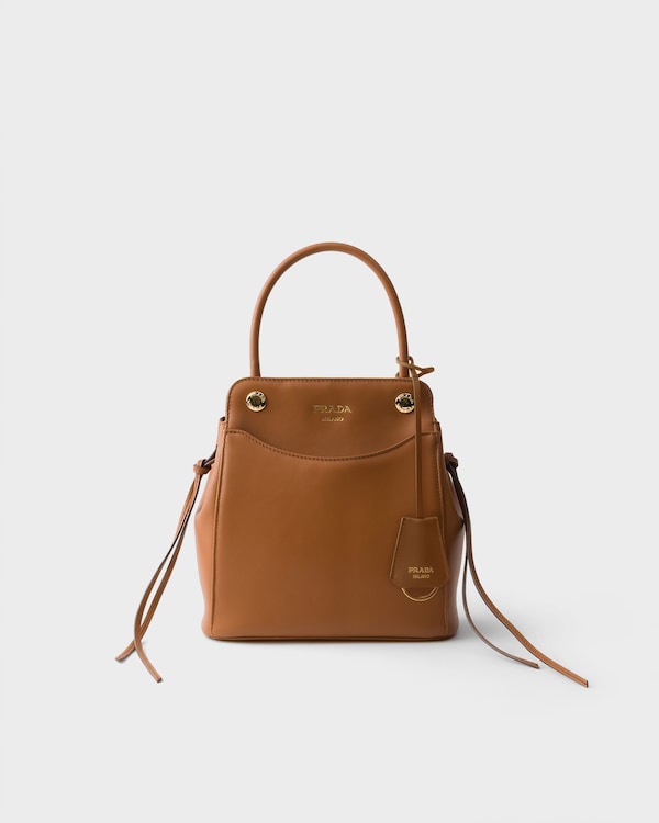 Carry leather mini handbag - Cognac Carry leather mini handbag - Cognac