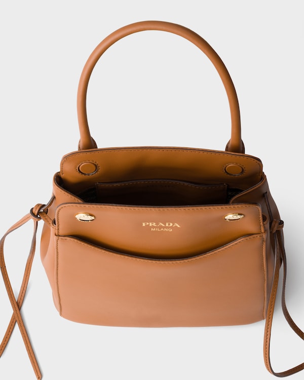 Carry leather mini handbag - Cognac Carry leather mini handbag - Cognac