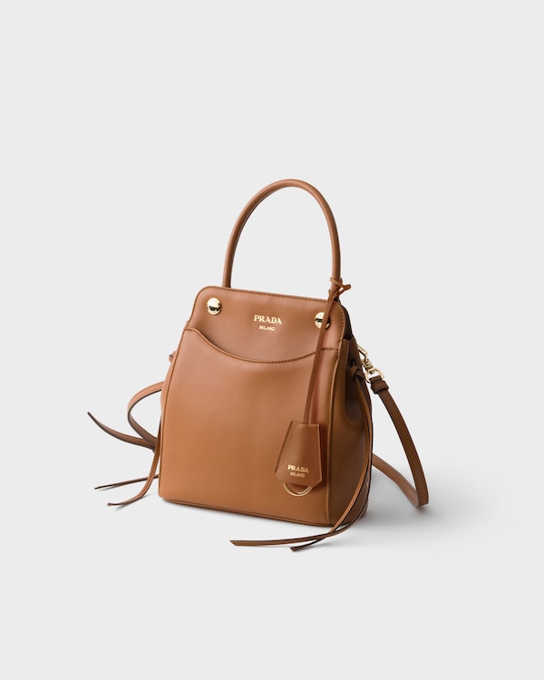Carry leather mini handbag - Cognac Carry leather mini handbag - Cognac