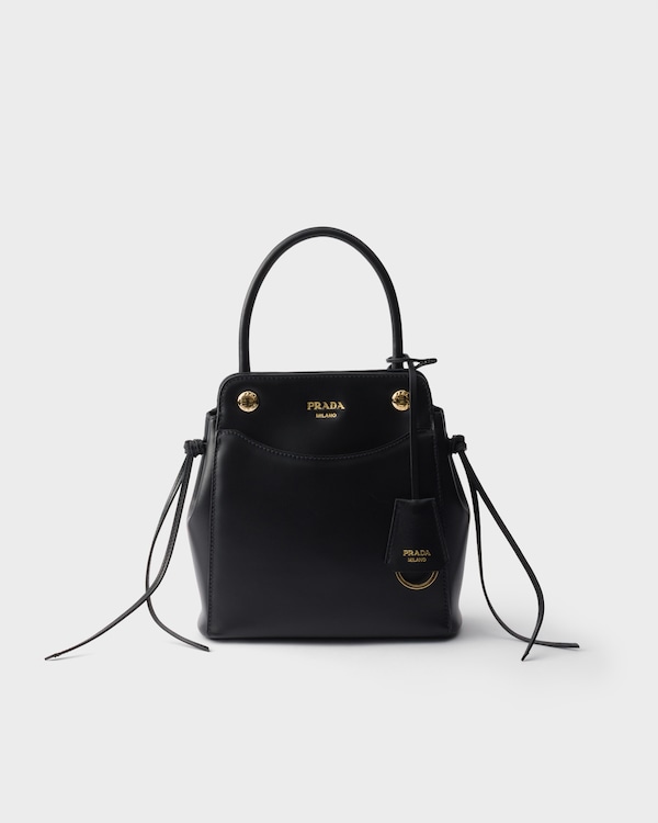 Prada Carry mini leather handbag - Black Prada Carry mini leather handbag - Black