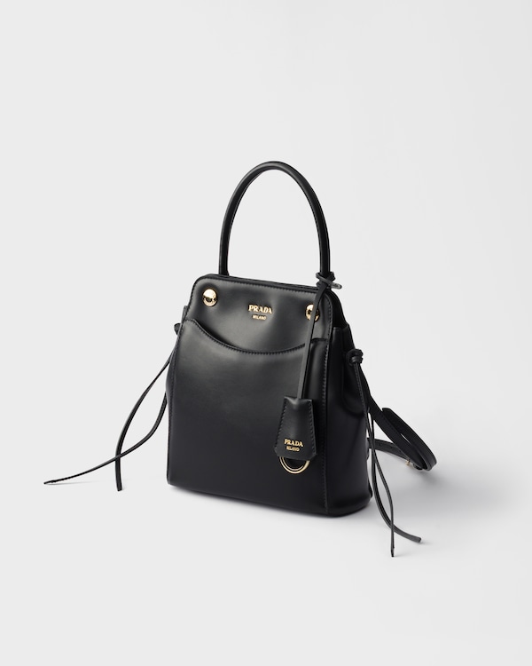 Prada Carry mini leather handbag - Black Prada Carry mini leather handbag - Black