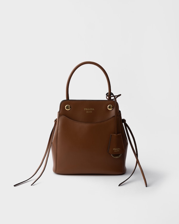 Prada Carry mini leather handbag - Cognac Prada Carry mini leather handbag - Cognac