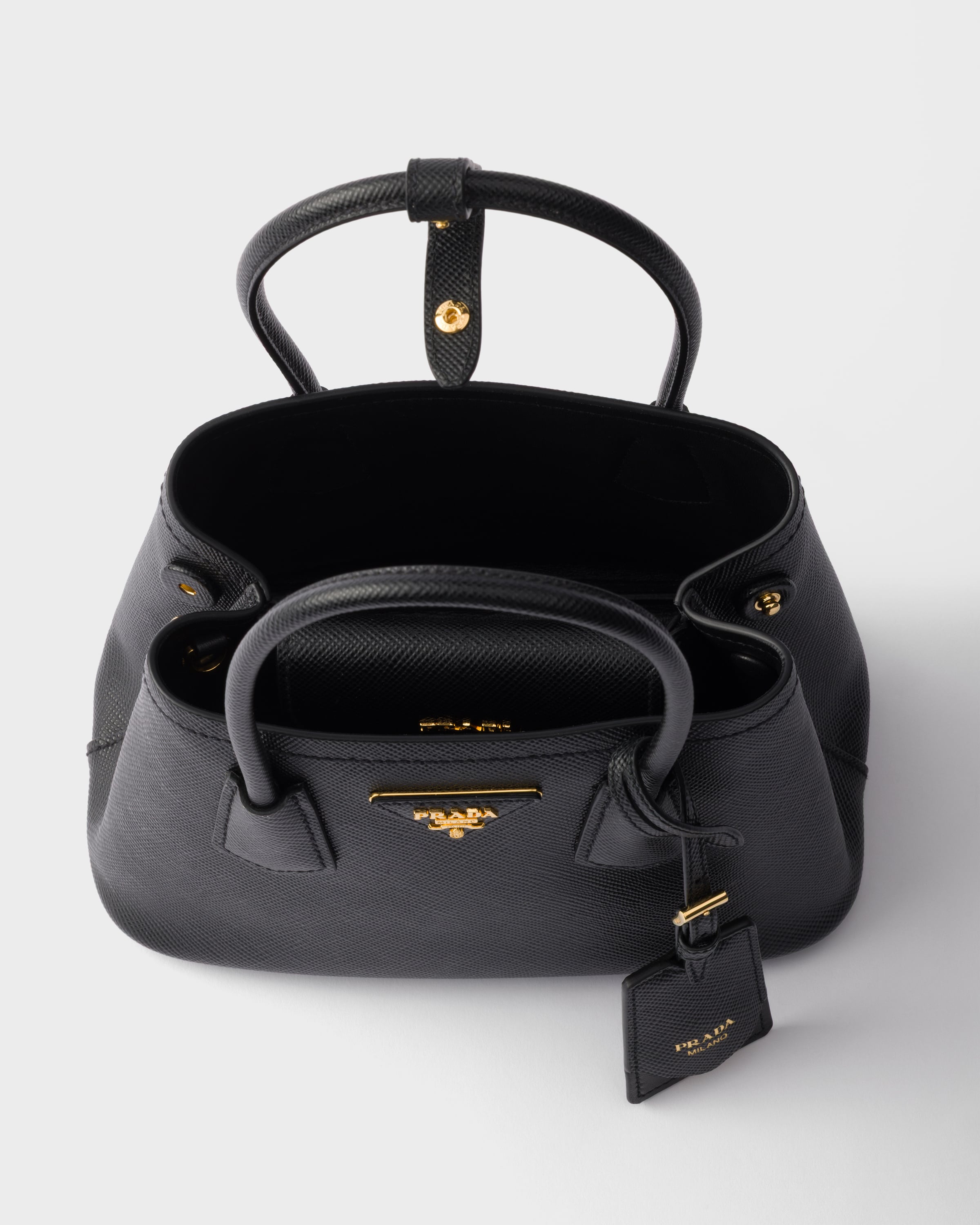 Prada Double Saffiano皮革迷你手袋