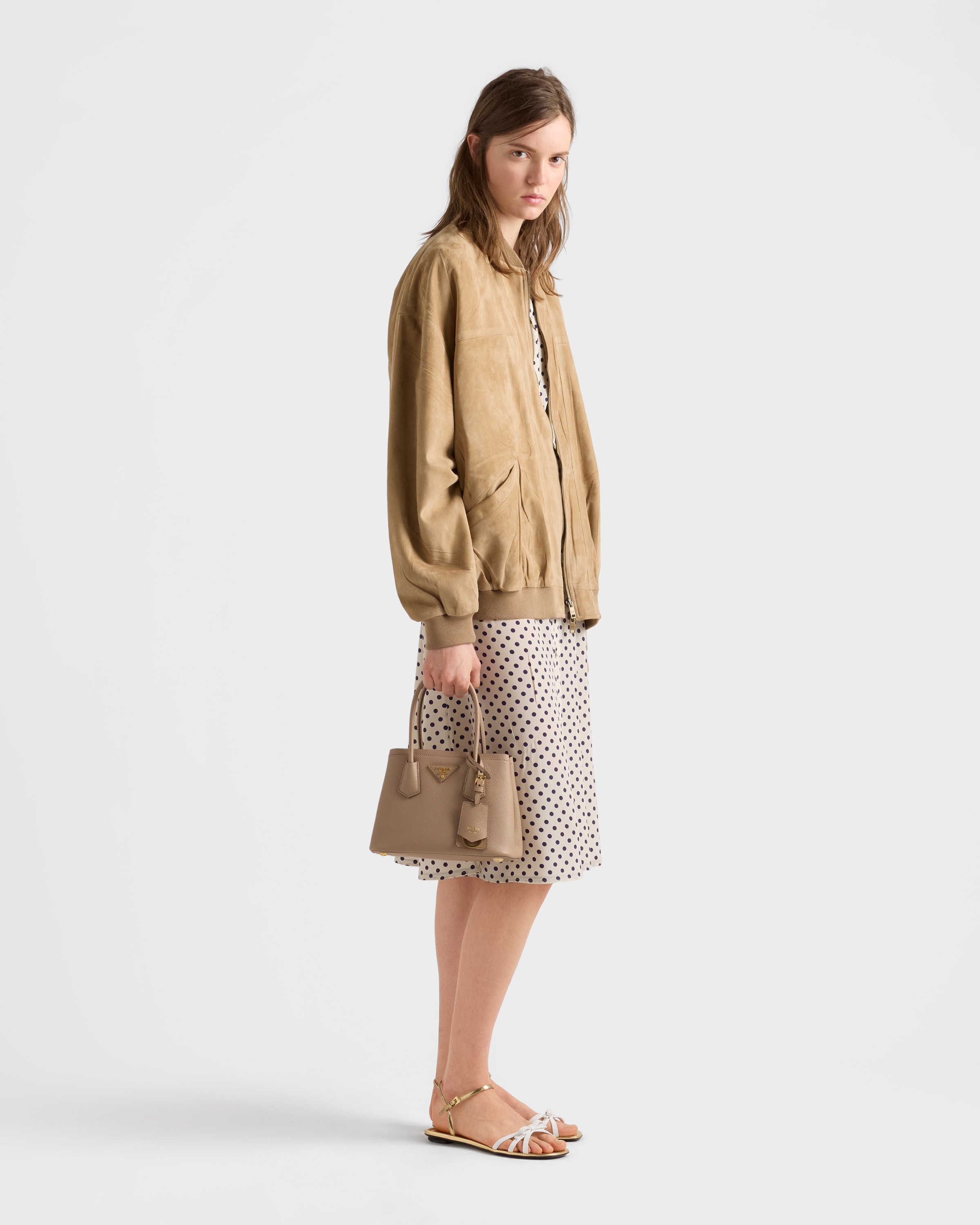 カメオ プラダ ドゥーブル サフィアーノレザー ミニバッグ | PRADA - 日本