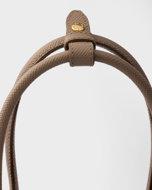 Prada Double Saffiano leather mini-bag - Cameo Prada Double Saffiano leather mini-bag - Cameo