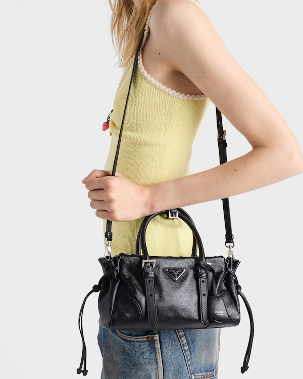 Petit sac Prada Karin en cuir - Noir Petit sac Prada Karin en cuir - Noir