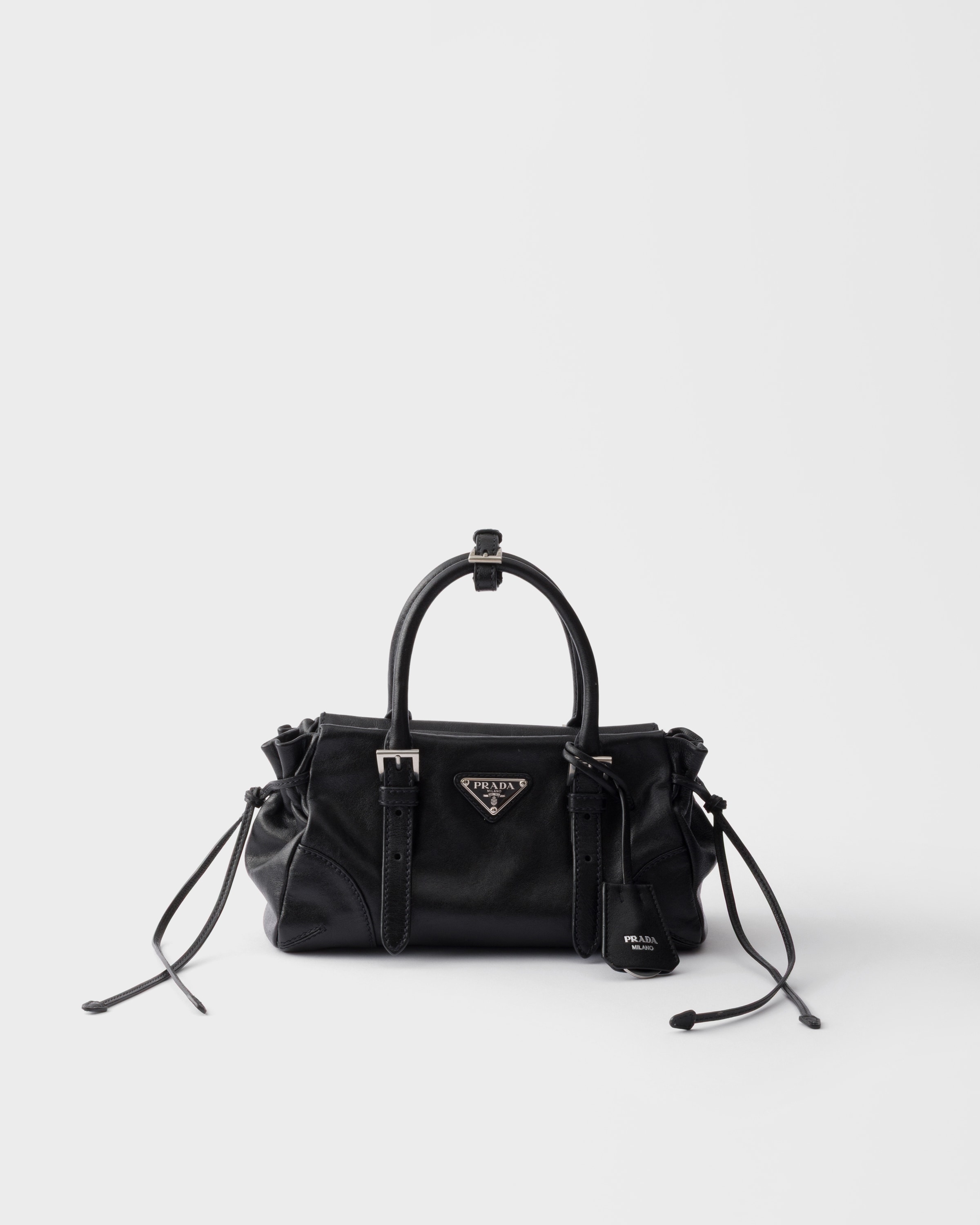 Black Prada Bonnie small leather bag | PRADA