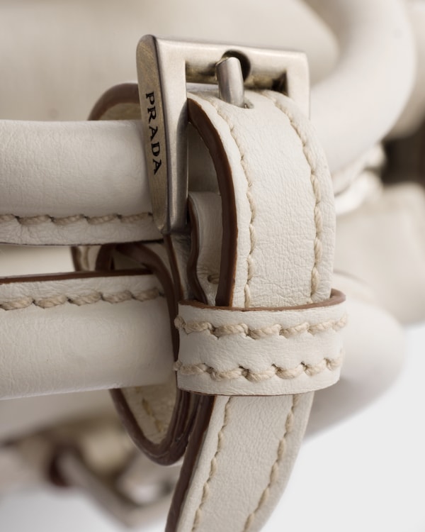 Petit sac Prada Karin en cuir - Blanc Petit sac Prada Karin en cuir - Blanc
