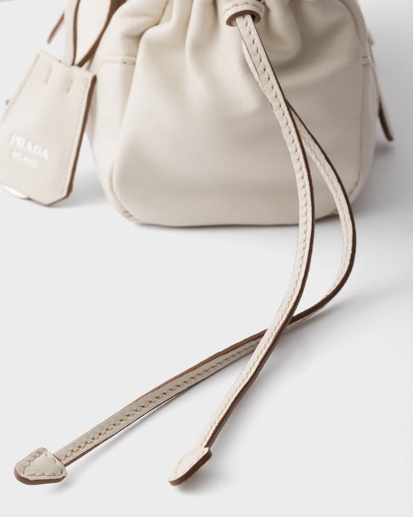 Petit sac Prada Karin en cuir - Blanc Petit sac Prada Karin en cuir - Blanc