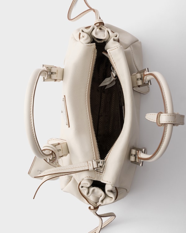 Petit sac Prada Karin en cuir - Blanc Petit sac Prada Karin en cuir - Blanc
