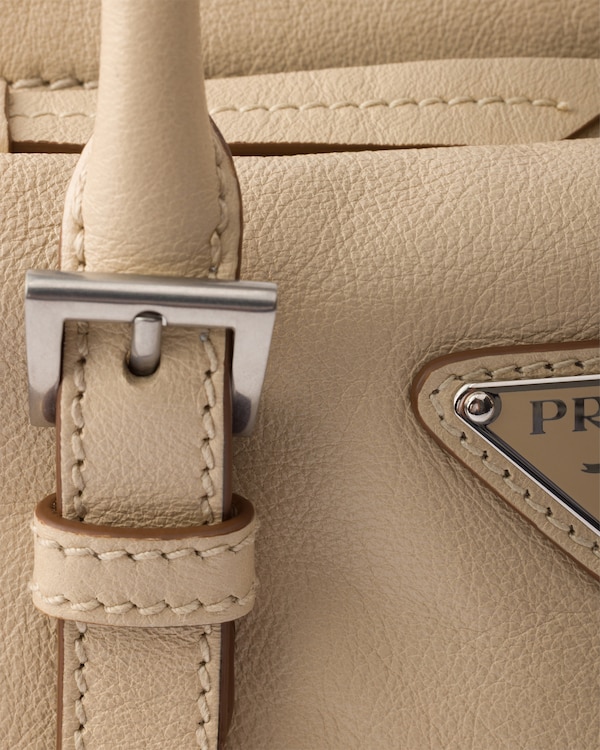 Prada Karin small leather bag - Travertine Stone Prada Karin small leather bag - Travertine Stone