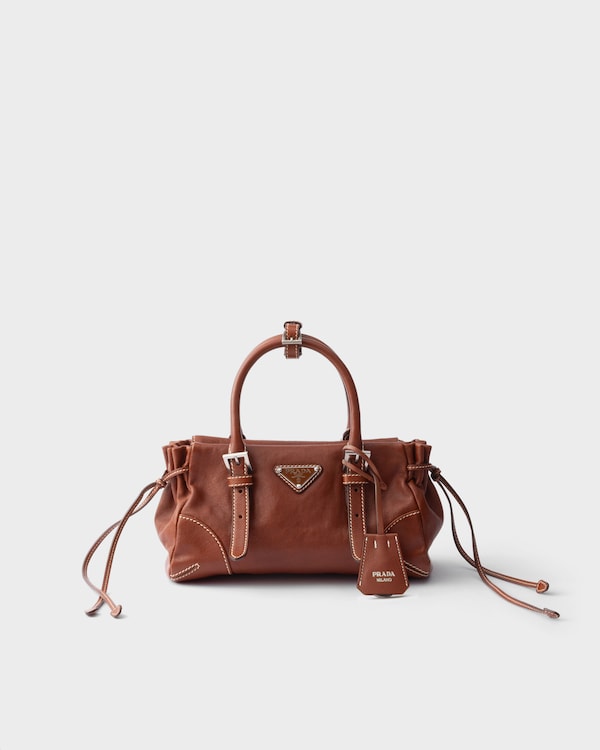 Petit sac Prada Karin en cuir - Palissandre Petit sac Prada Karin en cuir - Palissandre