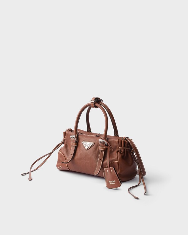 Petit sac Prada Karin en cuir - Palissandre Petit sac Prada Karin en cuir - Palissandre