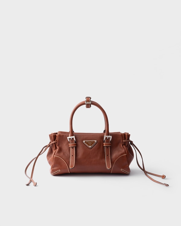 Prada Bonnie small leather bag - Palisander Prada Bonnie small leather bag - Palisander