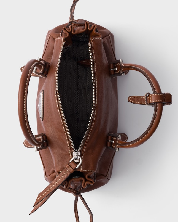 Prada Bonnie small leather bag - Palisander Prada Bonnie small leather bag - Palisander