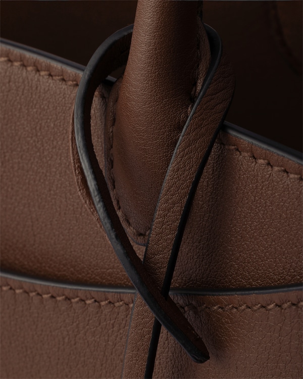 Prada Prelude large leather handbag - Palisander Prada Prelude large leather handbag - Palisander