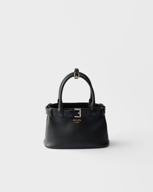 Prada Buckle small leather bag with belt - Black Prada Buckle small leather bag with belt - Black