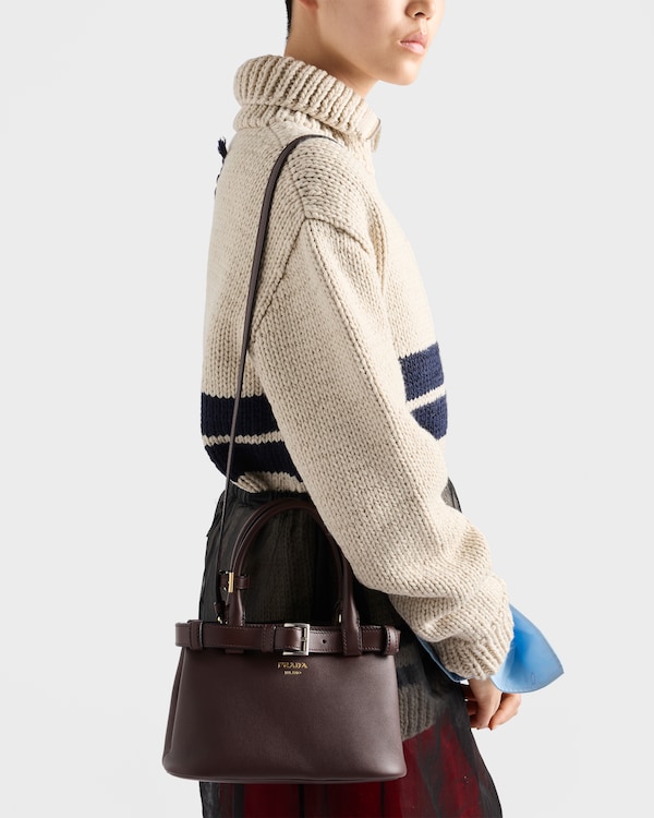 Prada Buckle small leather bag with belt - Briarwood Prada Buckle small leather bag with belt - Briarwood