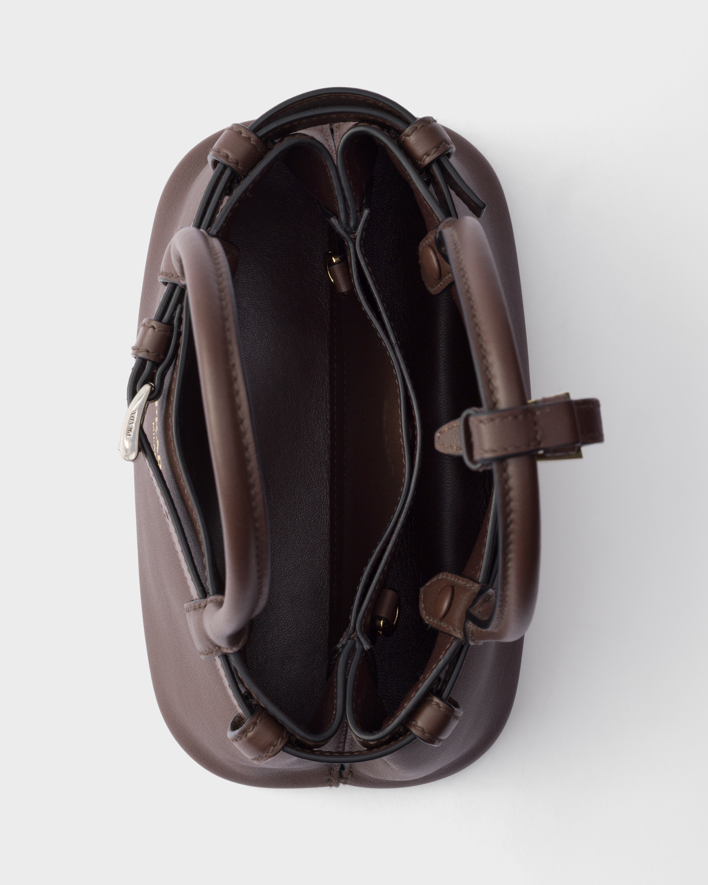 Briarwood Prada Buckle Small Leather Bag With Belt | PRADA - Japan