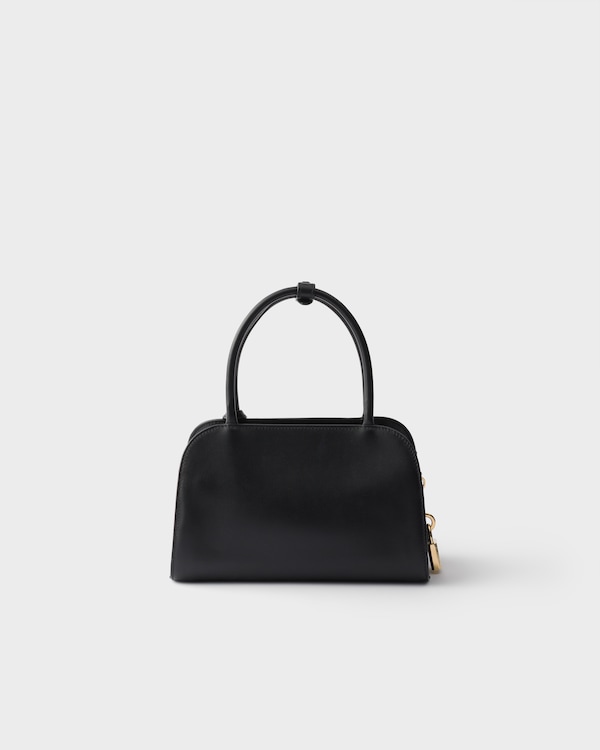 Prada Coffret medium leather handbag - Black Prada Coffret medium leather handbag - Black