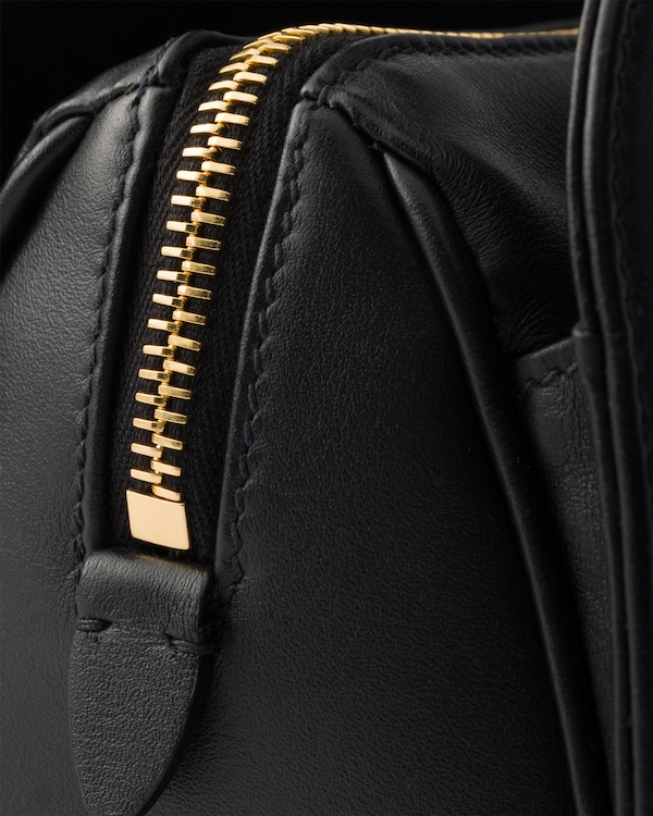 Prada Coffret medium leather handbag - Black Prada Coffret medium leather handbag - Black