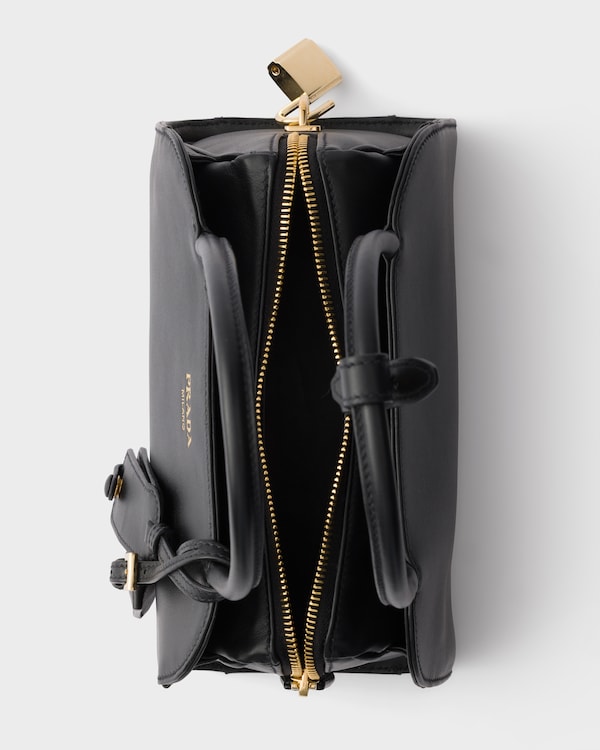 Prada Coffret medium leather handbag - Black Prada Coffret medium leather handbag - Black